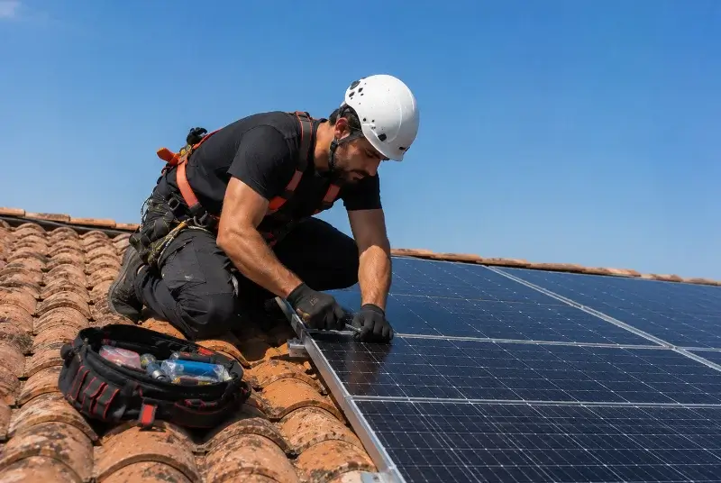 Maintenance et monitoring de panneaux solaires à Torcieu
